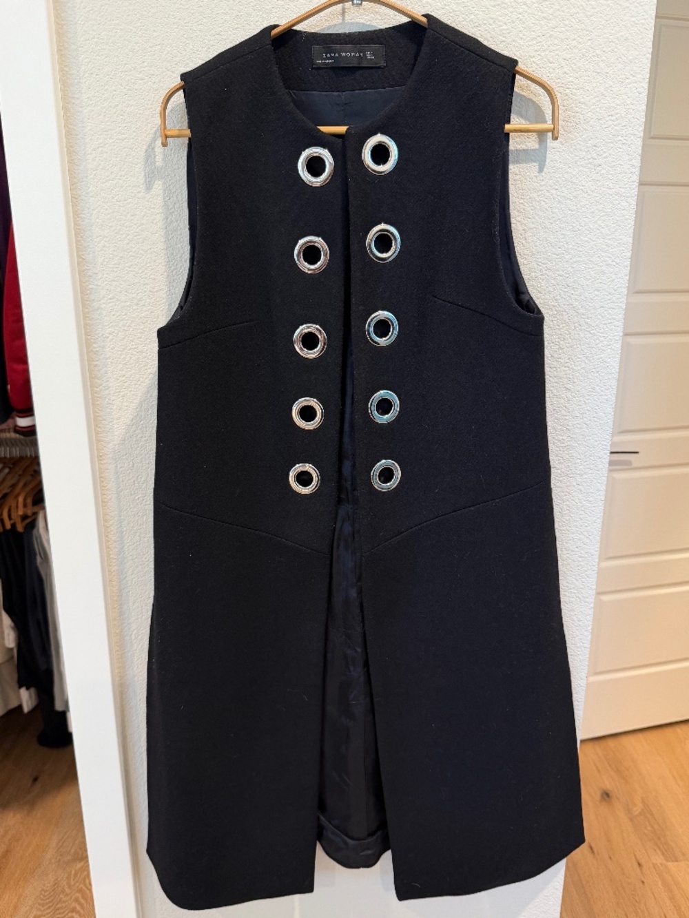 Modern ZARA Black Vest
